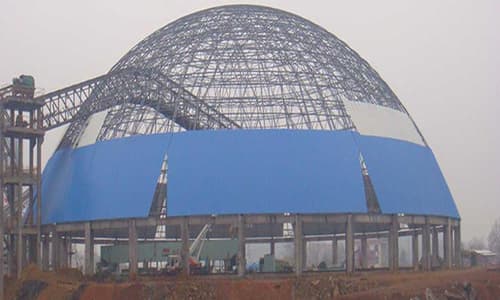 安庆螺栓球网架加工的注意事项