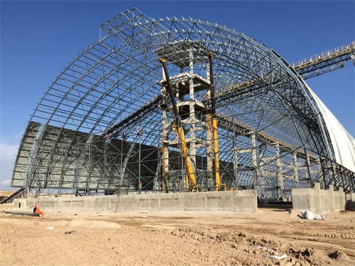 安庆煤机油桶翘工程网架